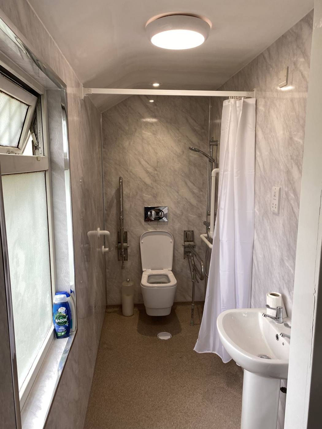 Accessible shower room: after